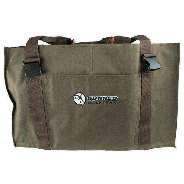 Chattanooga Cupped Cupped 12 Slot Duck Decoy Bag with padded compartments for waterfowl decoys, outdoors setting