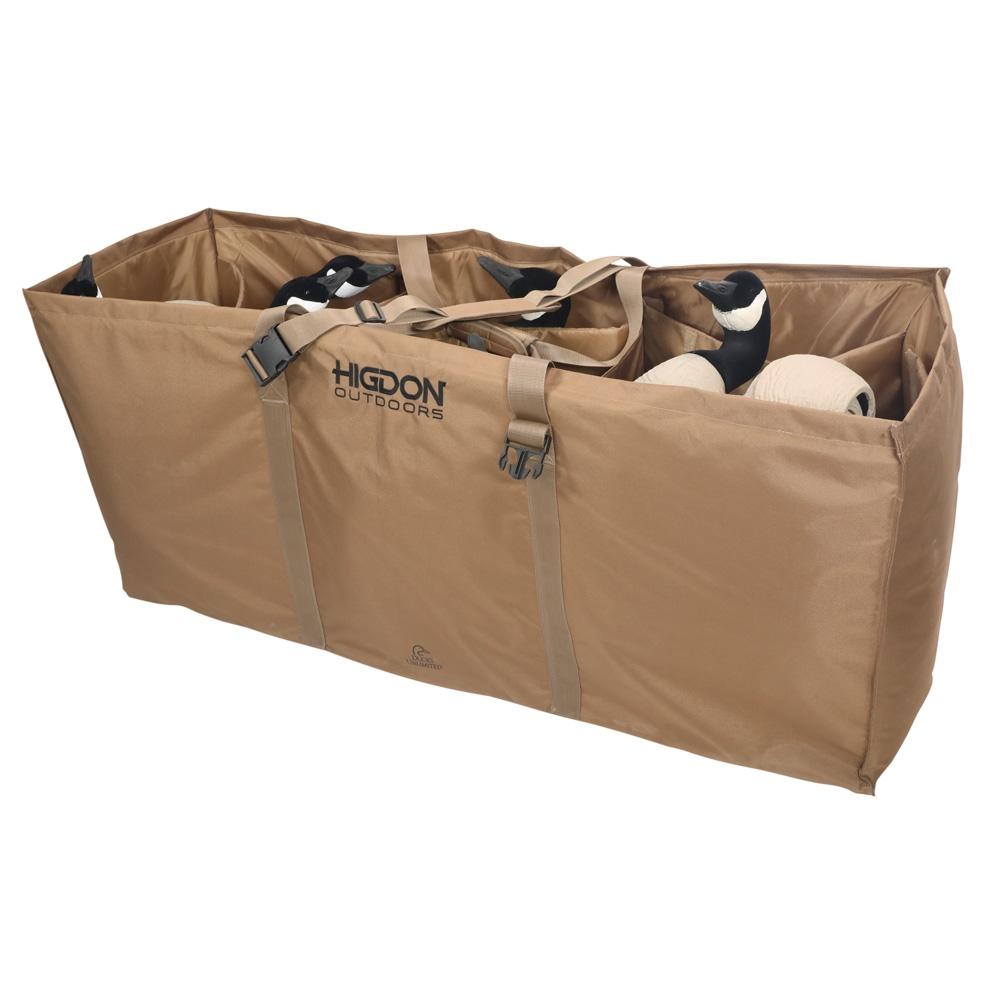 Chattanooga Higdon Outdoors X Slot universal goose decoy bag with adjustable 3 to 12 slots for easy waterfowl decoy storage