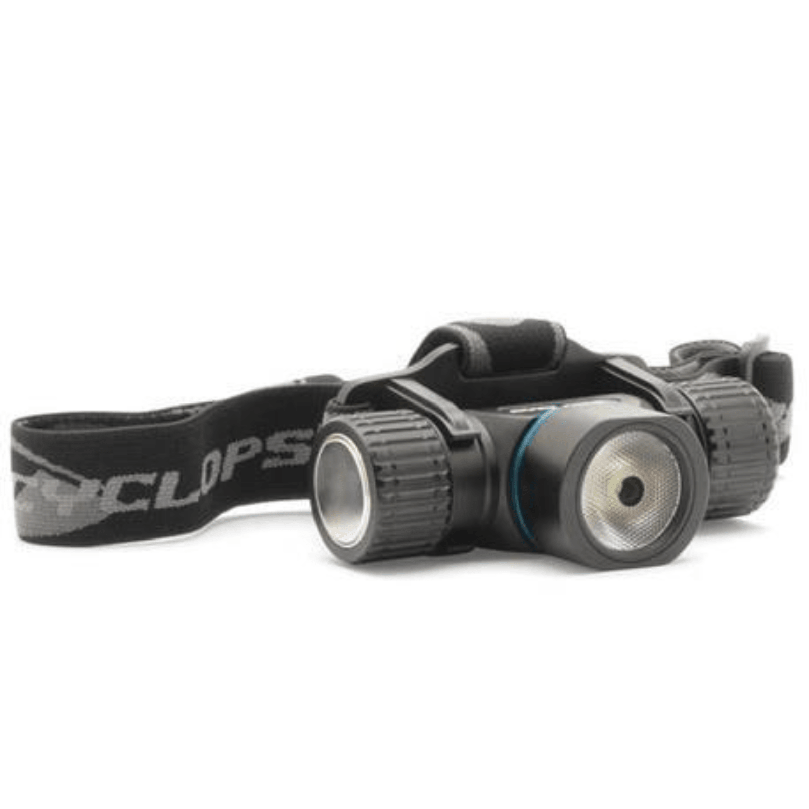Black Cyclops Poseidon Rechargeable Headlamp by Chattanooga with 2000 lumens, adjustable strap and bright LED lighting.