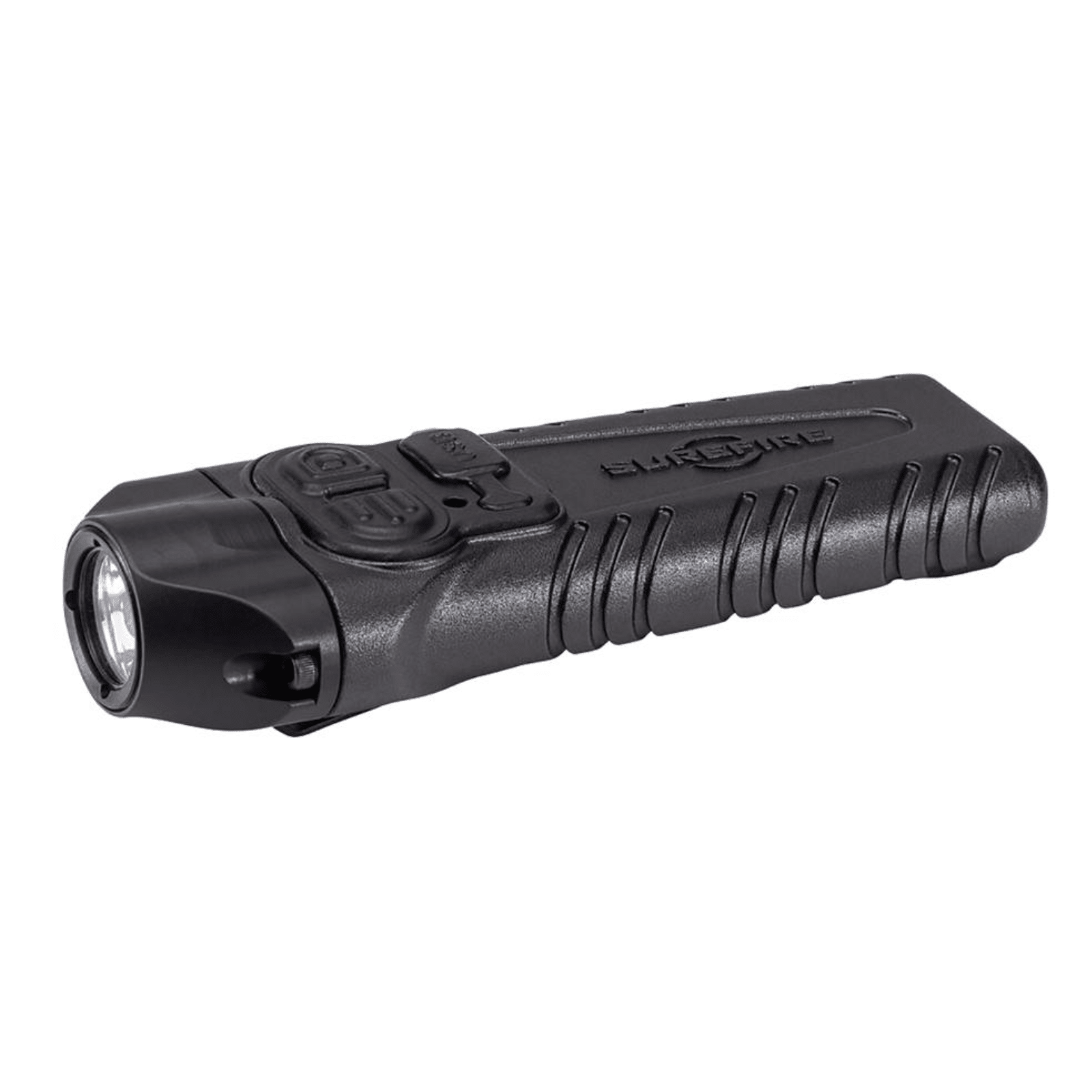 Black Chattanooga Stiletto Pro multi-output rechargeable pocket LED flashlight with 1000 lumens, compact and portable for versatile use.