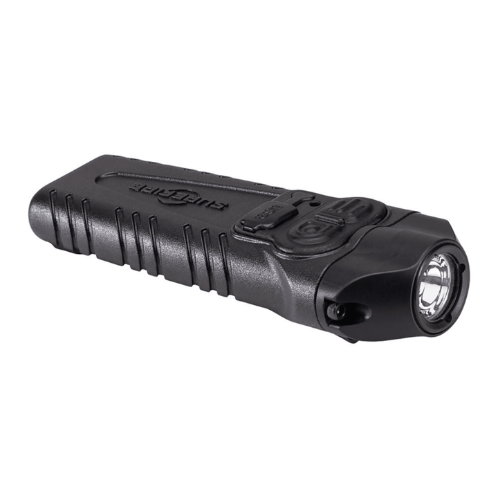 Black Chattanooga Stiletto Pro multi-output rechargeable pocket LED flashlight with 1000 lumens, compact and portable for everyday use.