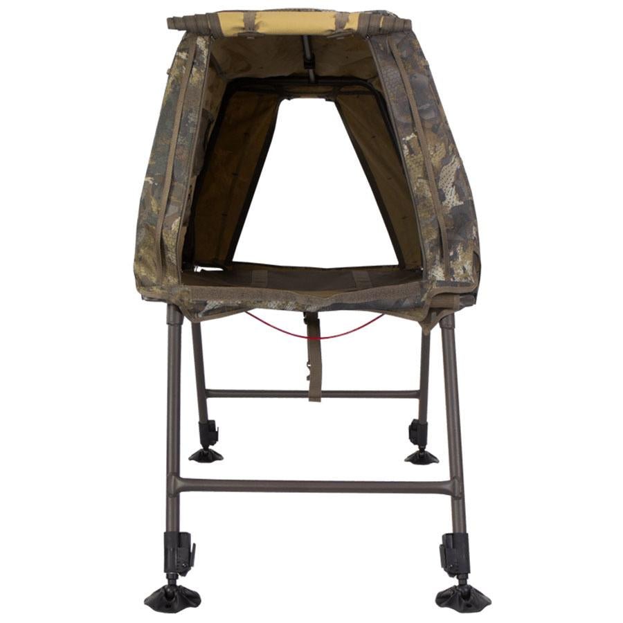 Chattanooga Higdon Outdoors MoMarsh Invisi Lab Optifade Timber durable dog blind for outdoor hunting and training.