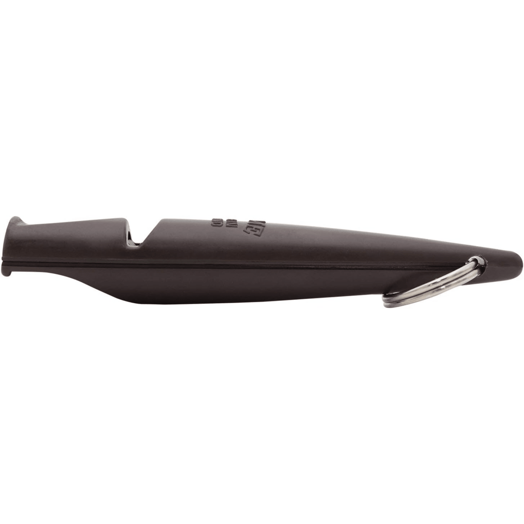 Brown plastic Omnipet Acme dog training mouth whistle by Chattanooga, designed for effective canine communication.