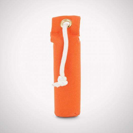 Chattanooga SportDOG orange canvas puppy training dummy for effective dog training, designed for puppies and training exercises.