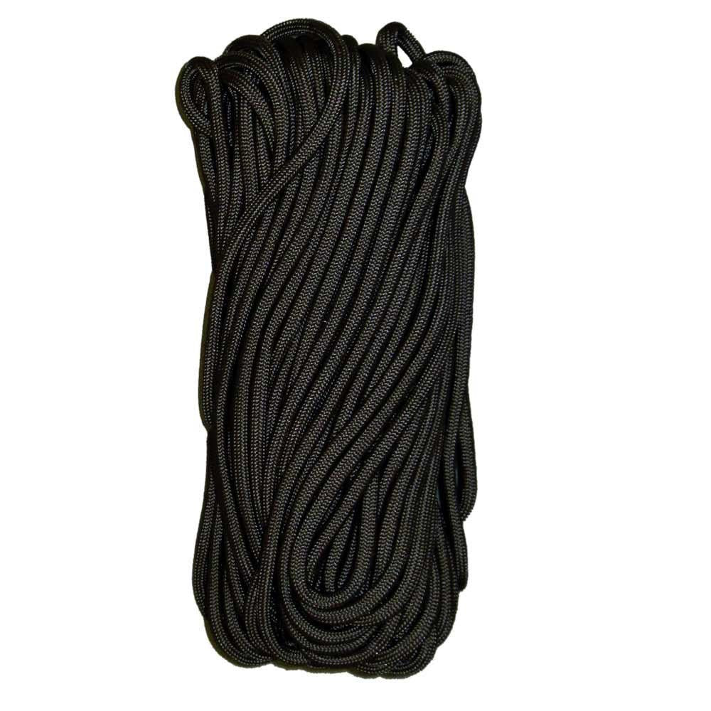 TacShield 550 Cord Paracord 50ft Black Strong Durable Seven Strand Utility Rope - POWER FIT SHOP — Powering Preparedness, Health &amp; Home