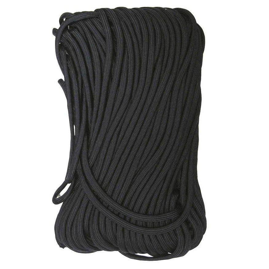 TacShield 550 Para Cord Black 100ft Strong Durable Seven Strand Utility Rope - POWER FIT SHOP — Powering Preparedness, Health & Home