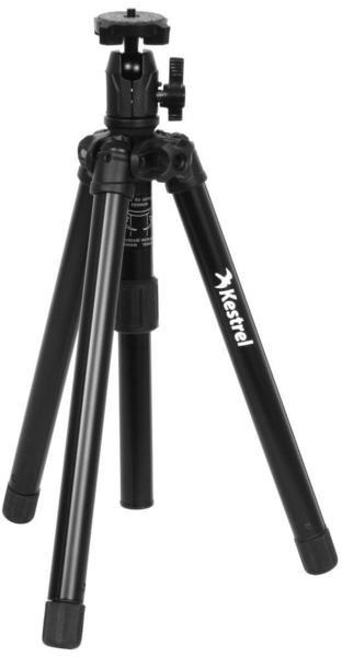Black Kestrel compact collapsible lightweight tripod with adjustable clamp, ideal for emergency survival use by Chattanooga.