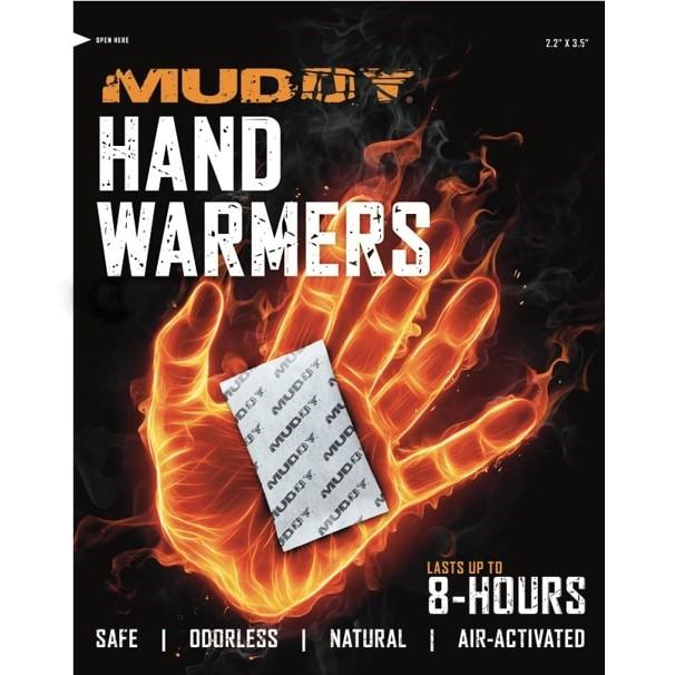 Chattanooga Muddy Disposable Hand Warmers 3 Pack, odorless, natural air-activated, long-lasting emergency survival hand warmers