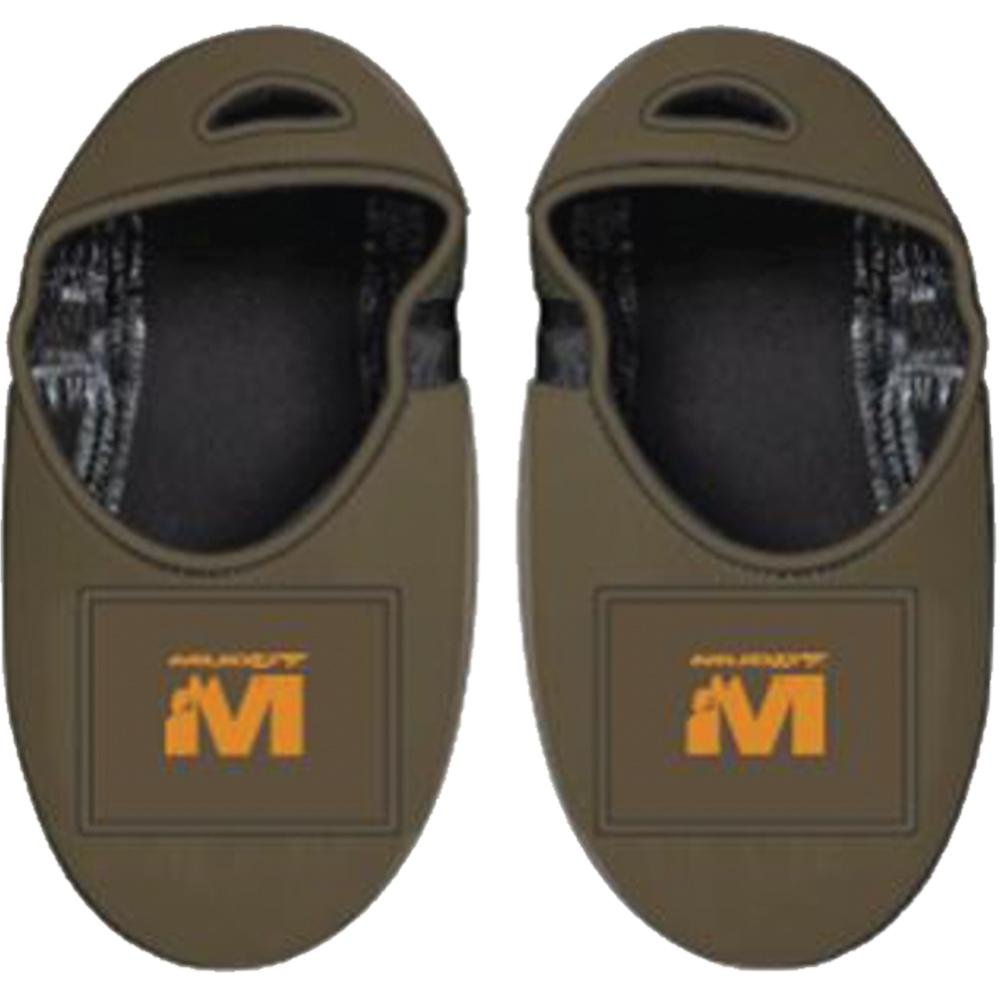 Brown Chattanooga Muddy Overshoe Foot Warmer, size M 6-9, windproof and water-resistant emergency survival boot cover.