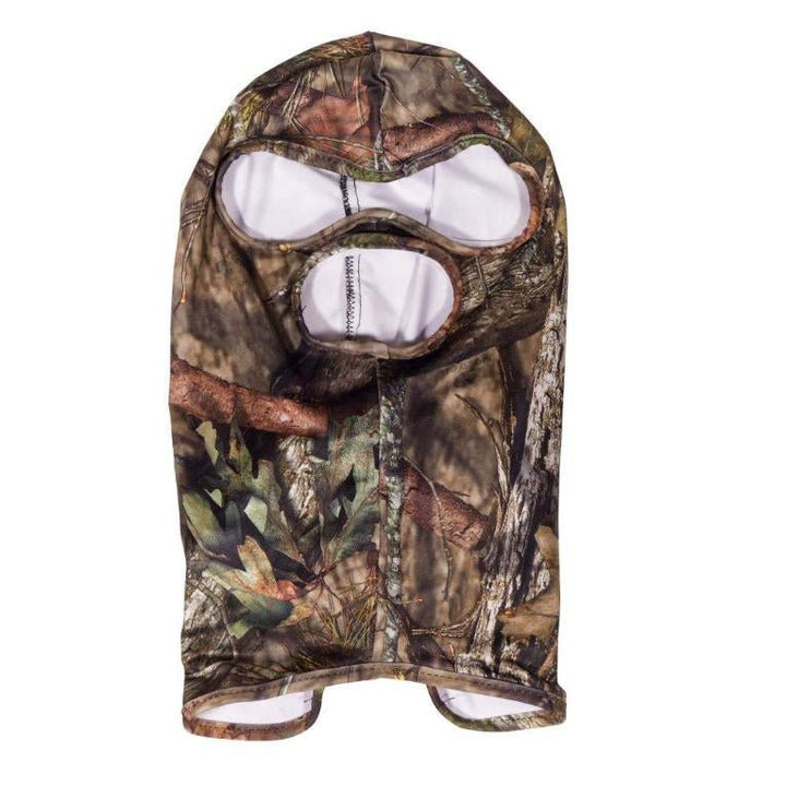 Chattanooga Allen Stretch Fit Full Head Net facemask in Mossy Oak Country Spandex, lightweight face cover with full head coverage.