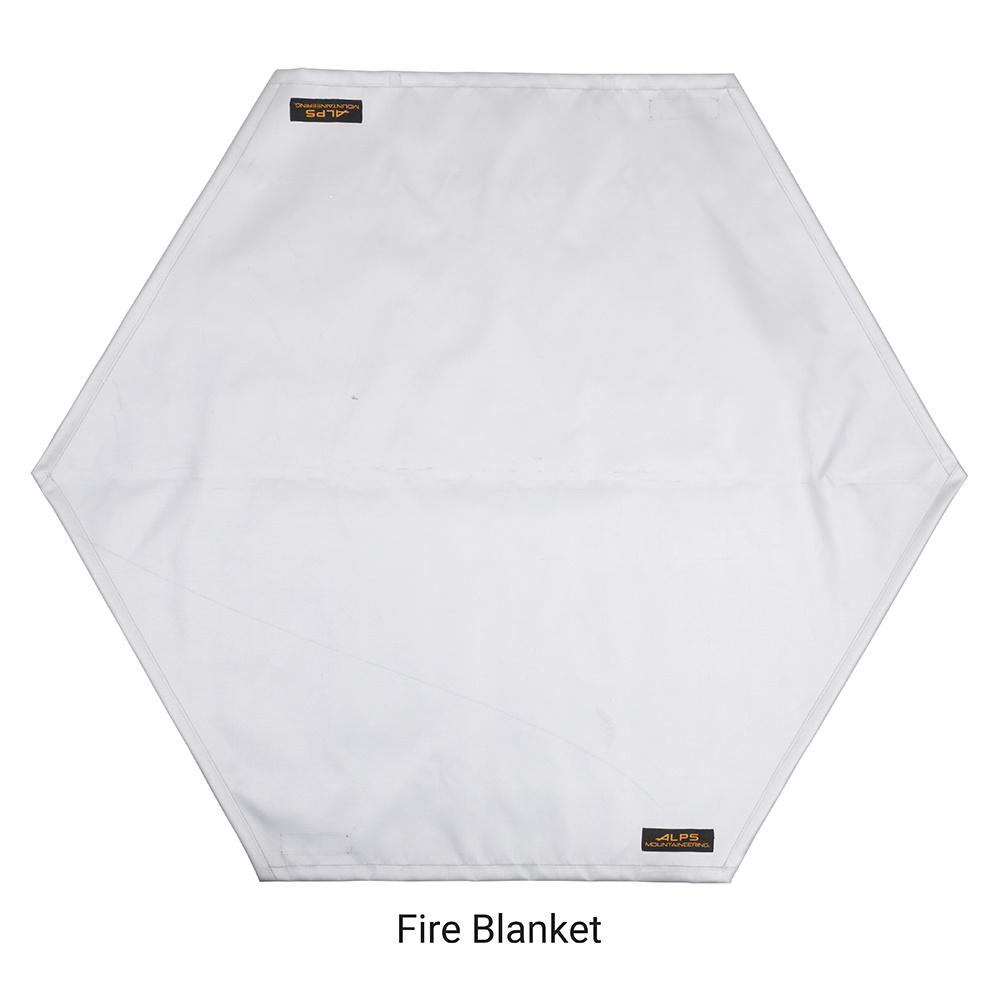 Chattanooga Alps Mountaineering Gaze Pit portable firepit with stainless steel mesh design and lightweight construction for outdoor heating.