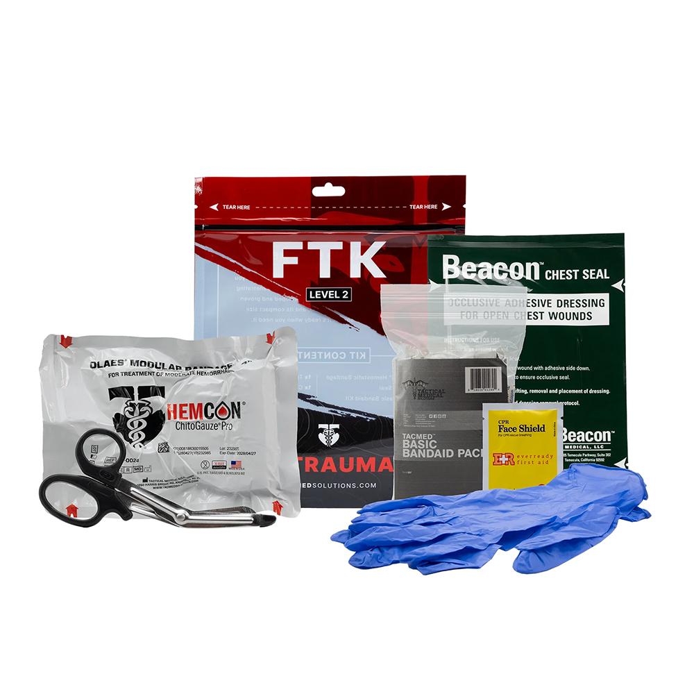 TacMed Solutions Field Trauma Kit Level 2 Durable Emergency First Aid Essentials - POWER FIT SHOP — Powering Preparedness, Health & Home