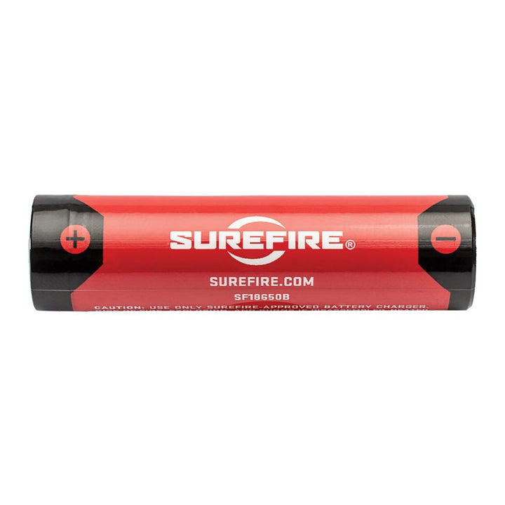 Chattanooga flashlight with SF Micro USB lithium-ion rechargeable battery, showing the long-lasting, reliable power cell inside.