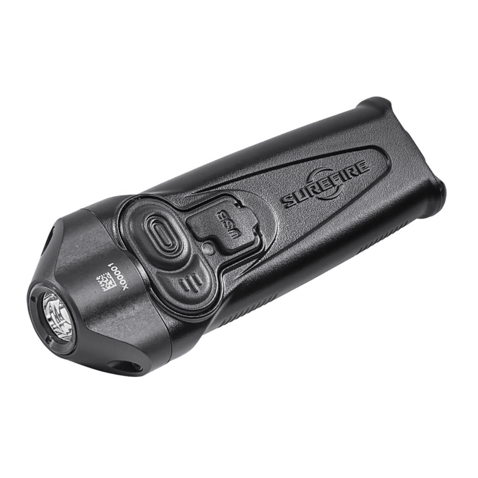Chattanooga SF Stiletto rechargeable pocket LED flashlight in black with 650 lumens, compact and multi-output design.