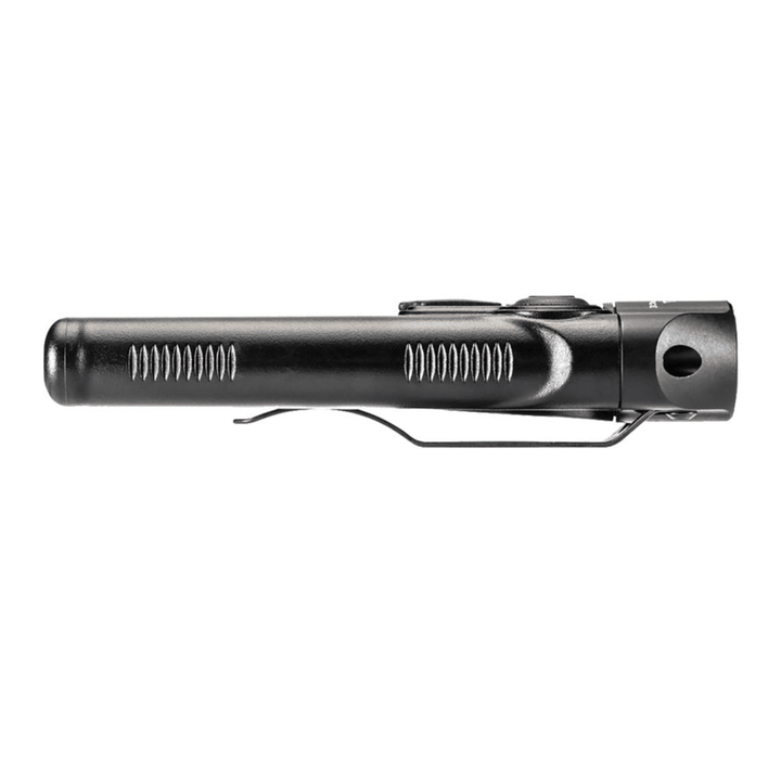 Black SF Stiletto Rechargeable LED Flashlight by Chattanooga with 650 lumens, compact pocket-sized design, and multiple output modes.