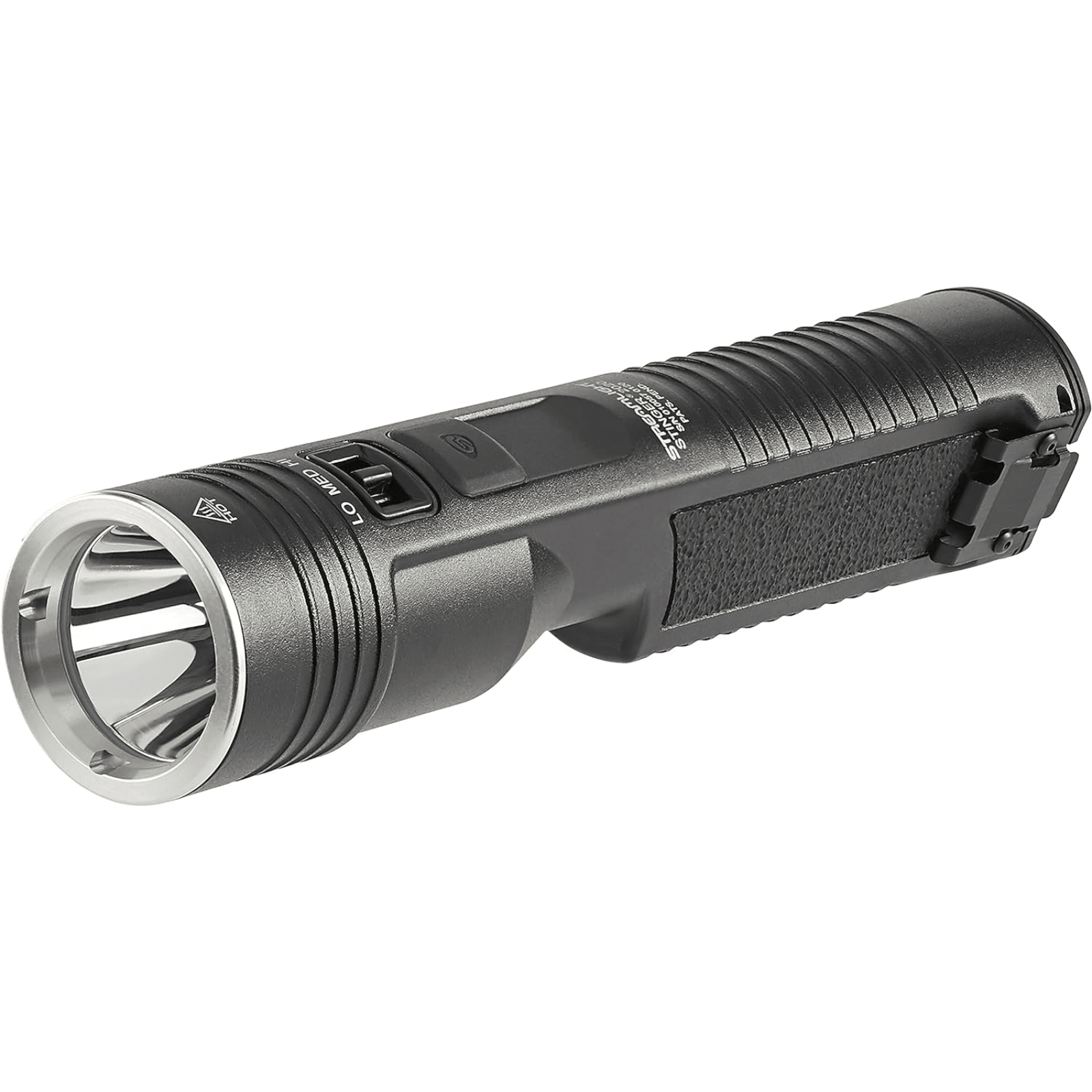 Chattanooga Streamlight Stinger 2000 Lumen flashlight with holder and charger, black, for 120V AC and 12V DC power sources