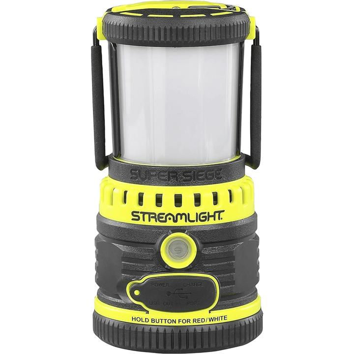 Streamlight Streamlight Super Siege 1100 Lumen Rechargeable Outdoor Hand Lantern Yellow - POWER FIT SHOP — Powering Preparedness, Health &amp; Home
