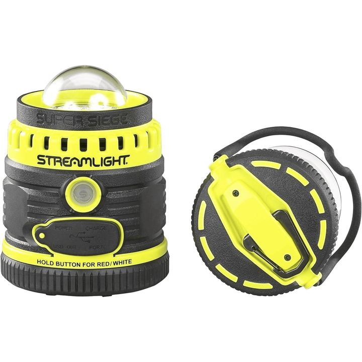 Streamlight Streamlight Super Siege 1100 Lumen Rechargeable Outdoor Hand Lantern Yellow - POWER FIT SHOP — Powering Preparedness, Health &amp; Home