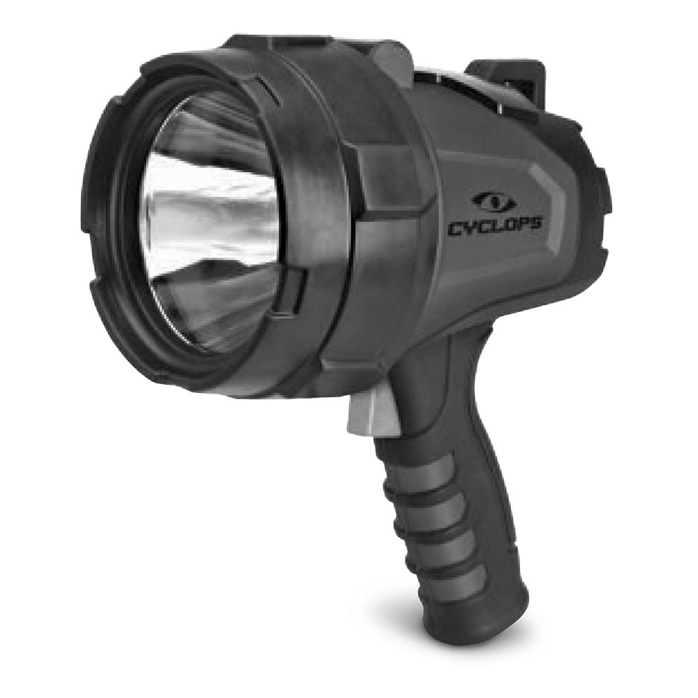 Chattanooga Cyclops 10 Watt LED Spotlight with 1000 lumens, bright, durable, portable handheld flashlight for outdoor use
