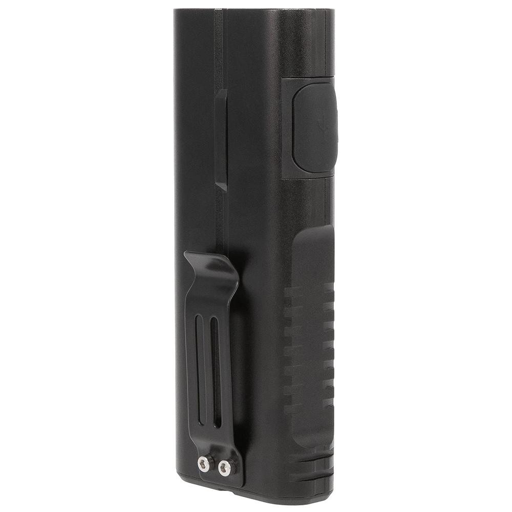 Chattanooga Cyclops Prolite flashlight in black with 350 lumens, durable, portable design, featuring a handy clip.
