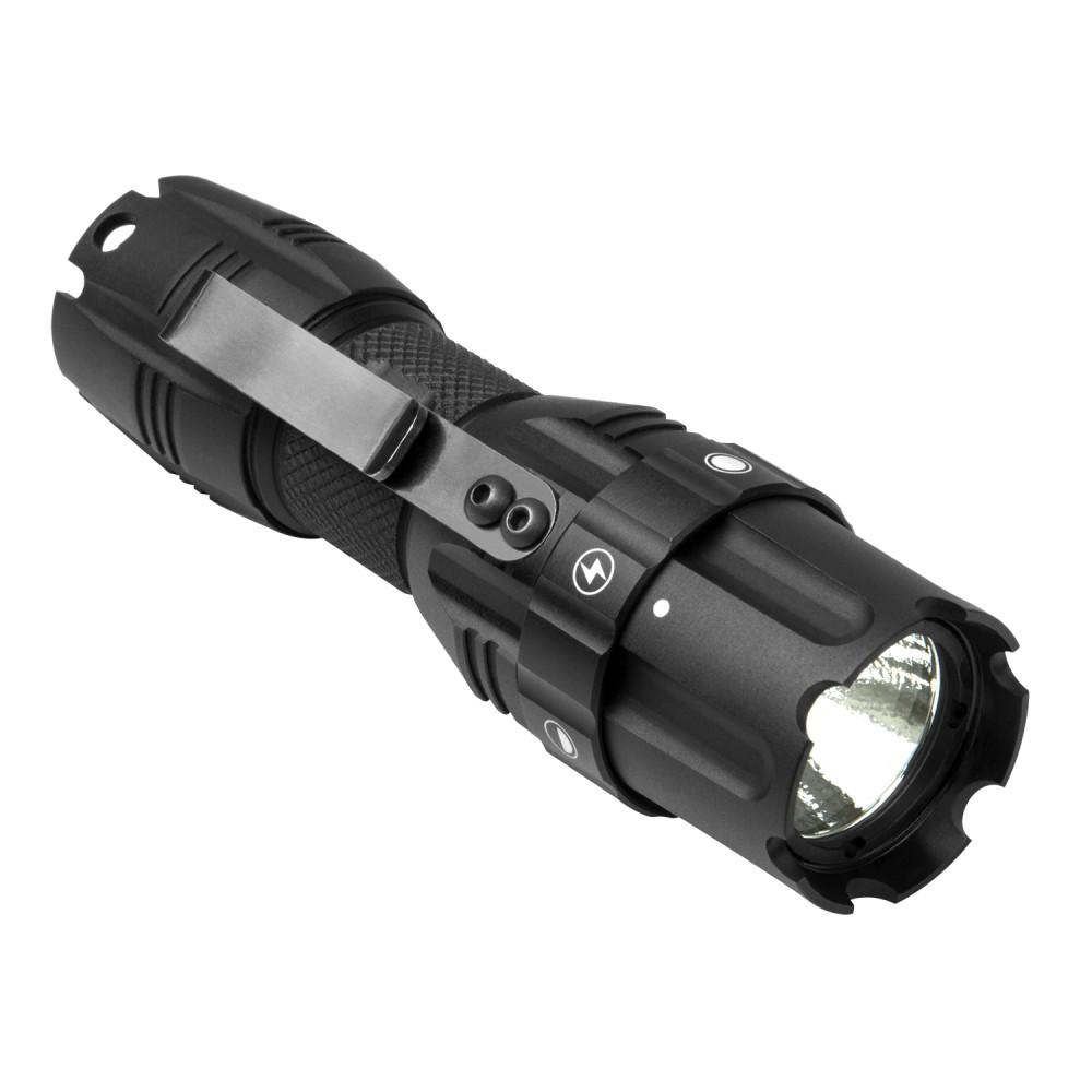 NcStar Pro Series Compact LED Portable Flashlight 250 Lumens Black Pocket Clip - POWER FIT SHOP — Powering Preparedness, Health & Home