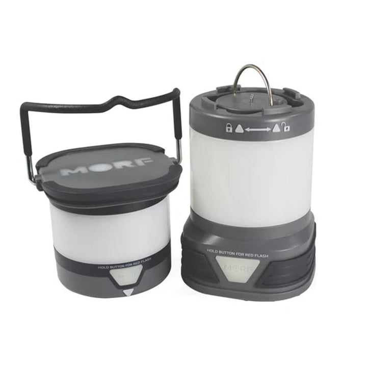 PS Flashlight MORF 2 in 1 Lantern 380 Lumen Black Portable Outdoor Light - POWER FIT SHOP — Powering Preparedness, Health &amp; Home