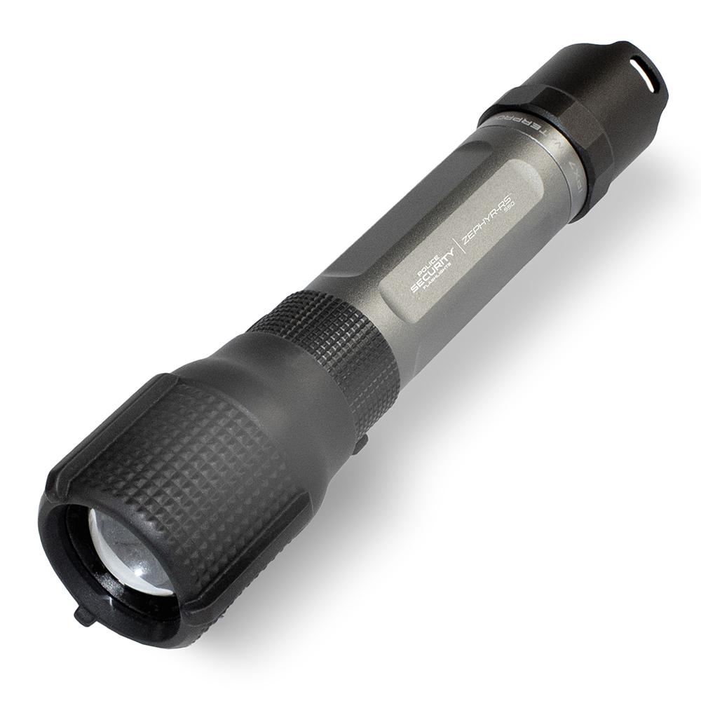 PS Flashlight Zephyr RS Rechargeable 550 Lumens Black Water Resistant Light - POWER FIT SHOP — Powering Preparedness, Health &amp; Home