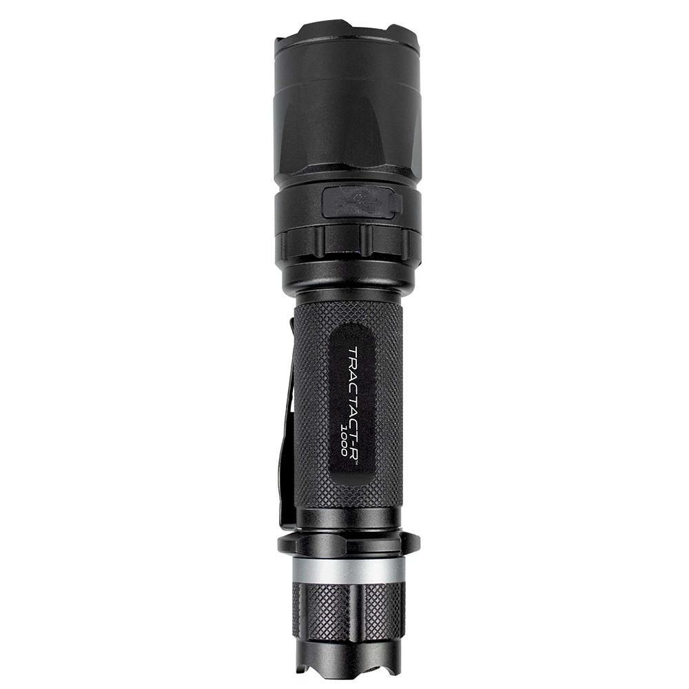 PS Flashlights Trac Tact Rechargeable LED Flashlight 1000 Lumens Black - POWER FIT SHOP — Powering Preparedness, Health &amp; Home