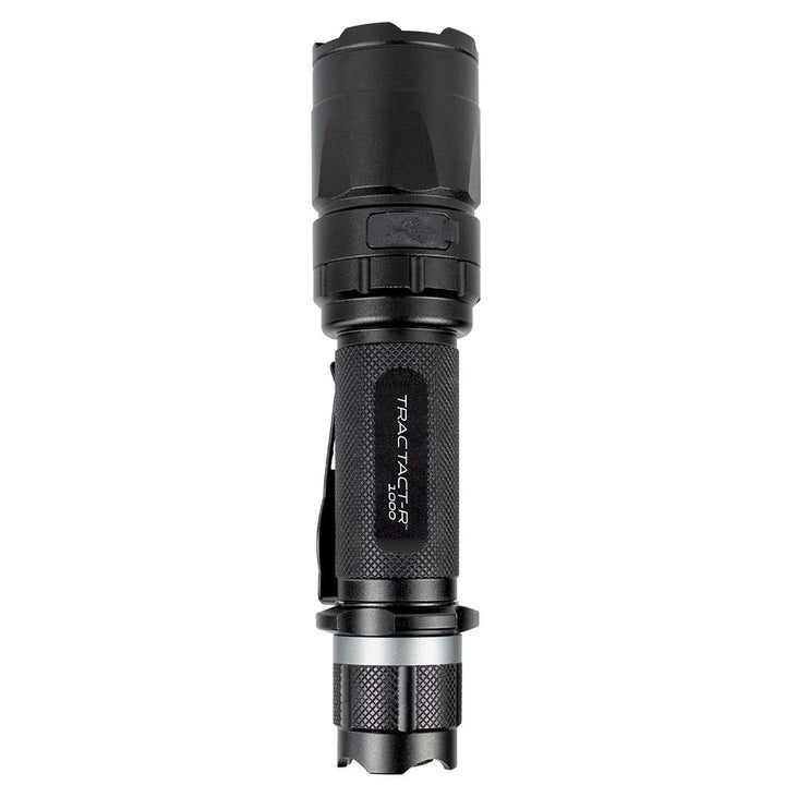 PS Flashlights Trac Tact Rechargeable LED Flashlight 1000 Lumens Black - POWER FIT SHOP — Powering Preparedness, Health &amp; Home