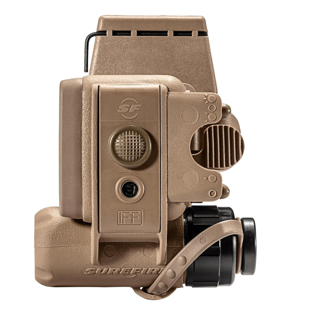 Chattanooga SF HL1 helmet light in tan with LED multi-mode hands-free illumination for outdoor or work use.