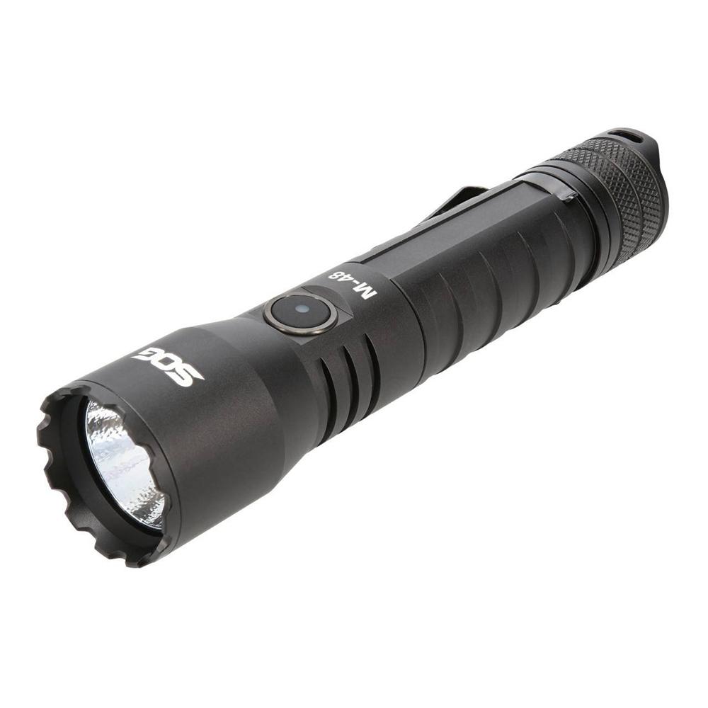 SOG M48 Flashlight 2500 Lumens Rechargeable Waterproof Outdoor Light - POWER FIT SHOP — Powering Preparedness, Health & Home