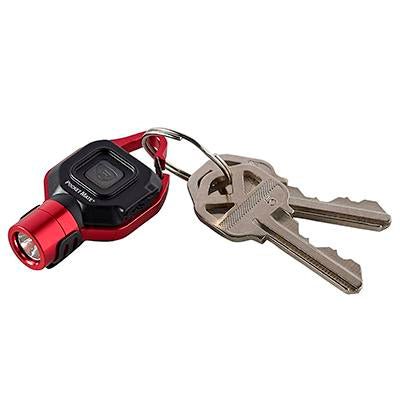 Silver Streamlight Key Chain Light Pocket Mate with USB cord, compact flashlight with box, by Chattanooga.