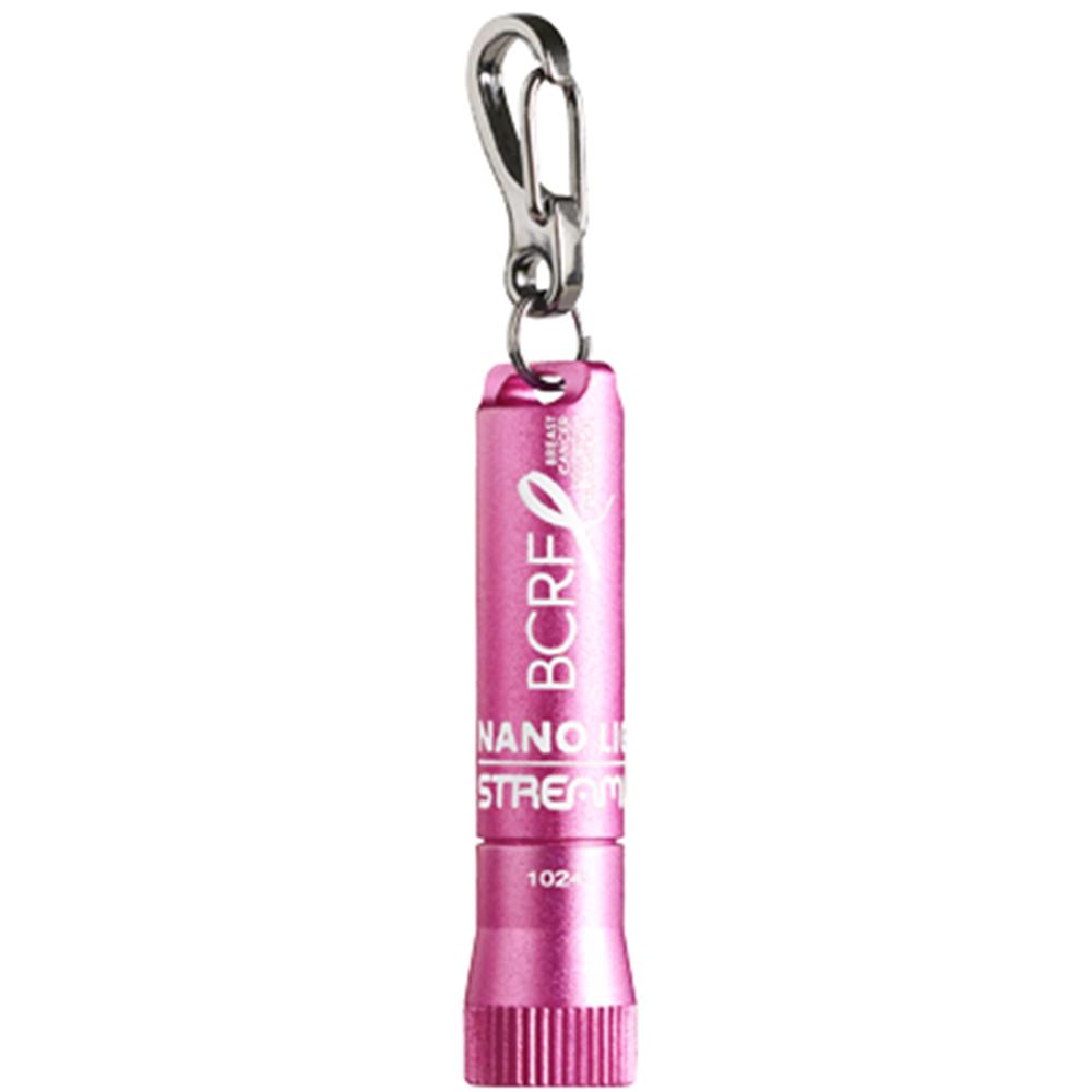Streamlight Nano Light II w/(1) AAAA alkaline battery - Pink (BCRF) - POWER FIT SHOP — Powering Preparedness, Health & Home