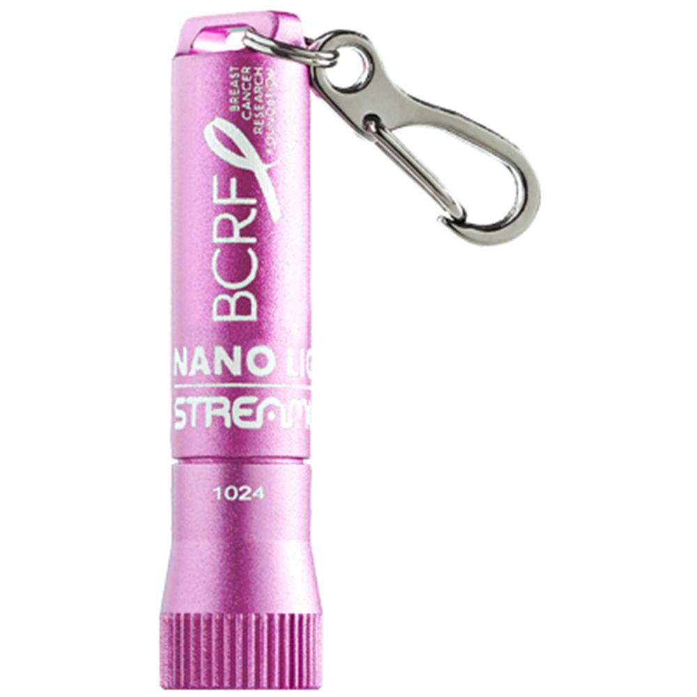Streamlight Nano Light II w/(1) AAAA alkaline battery - Pink (BCRF) - POWER FIT SHOP — Powering Preparedness, Health &amp; Home