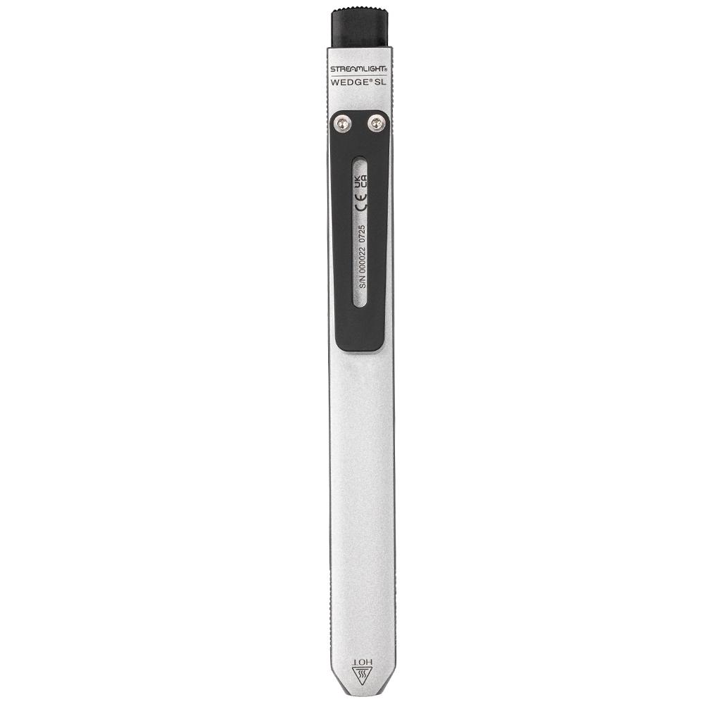 Streamlight Wedge SL Inspection Flashlight Silver Pocket Carry High Performance - POWER FIT SHOP — Powering Preparedness, Health & Home