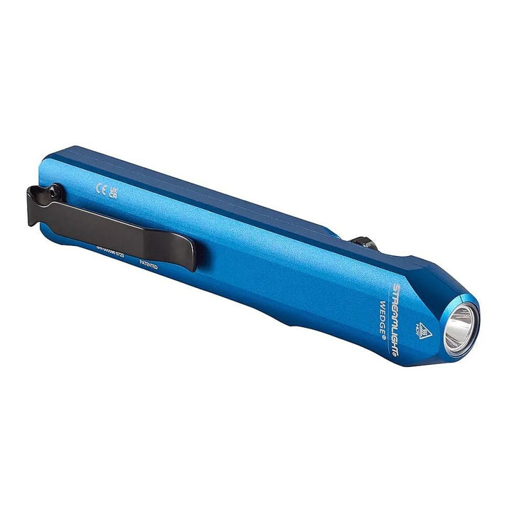 Streamlight Wedge Slim Everyday Carry Flashlight 300 Lumens Blue - POWER FIT SHOP — Powering Preparedness, Health &amp; Home