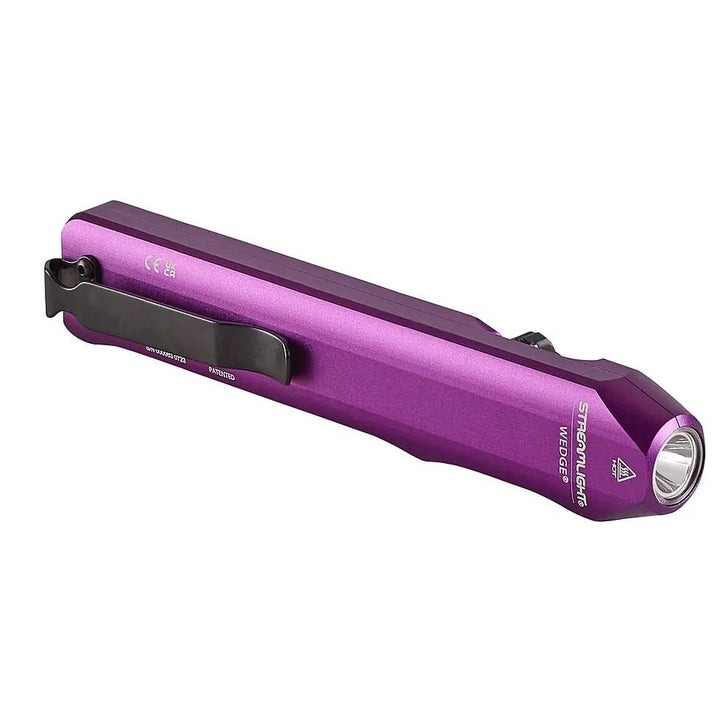 Streamlight Wedge Slim Everyday Carry Flashlight 300 Lumens Purple - POWER FIT SHOP — Powering Preparedness, Health &amp; Home