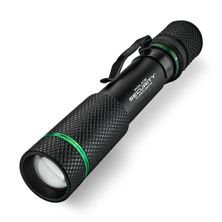 Chattanooga PS Flashlights Aura RS rechargeable penlight in black, compact LED flashlight with 260 lumens brightness.