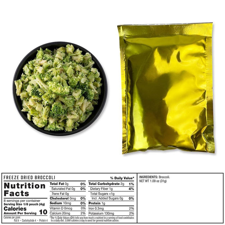 120 Serving Freeze Dried Vegetable and Gourmet Flavored Sauces