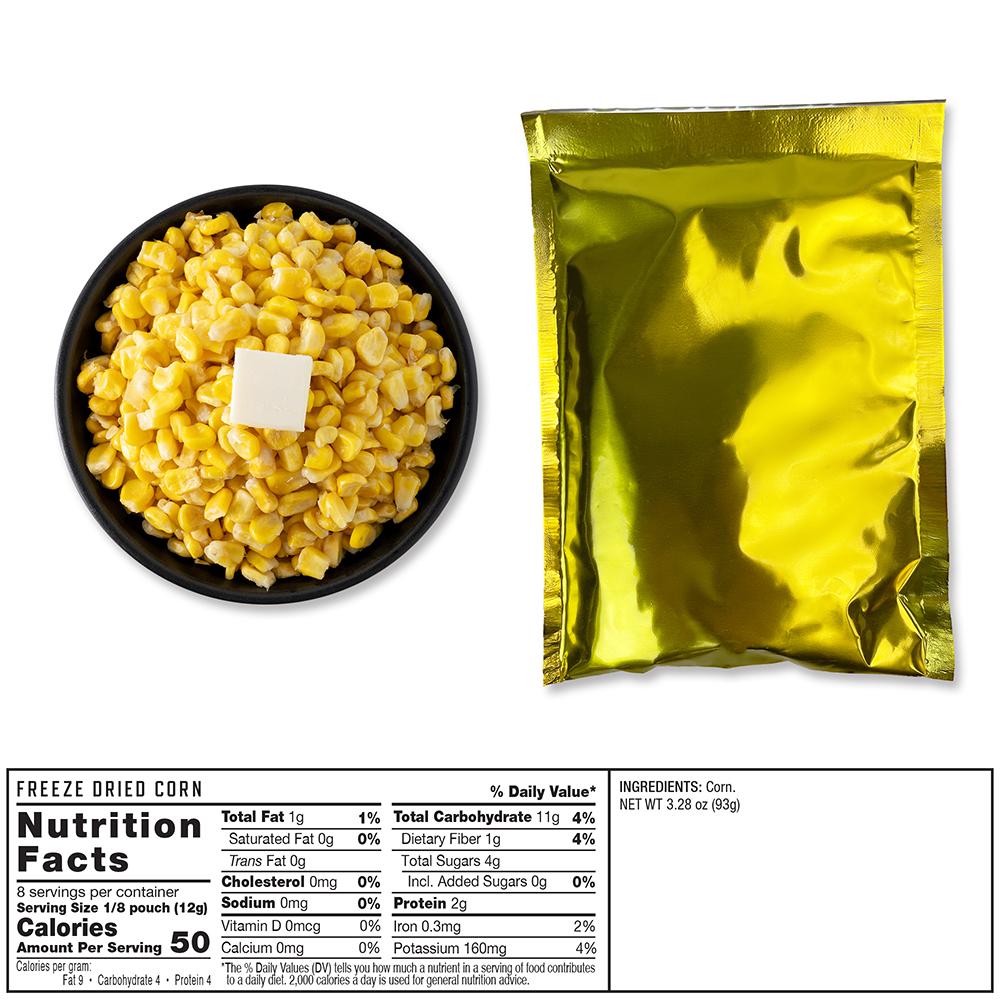 120 Serving Freeze Dried Vegetable and Gourmet Flavored Sauces