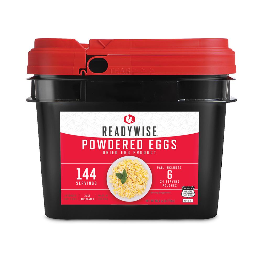 144 Servings Powdered Eggs Bucket - POWER FIT SHOP — Powering Preparedness, Health & Home