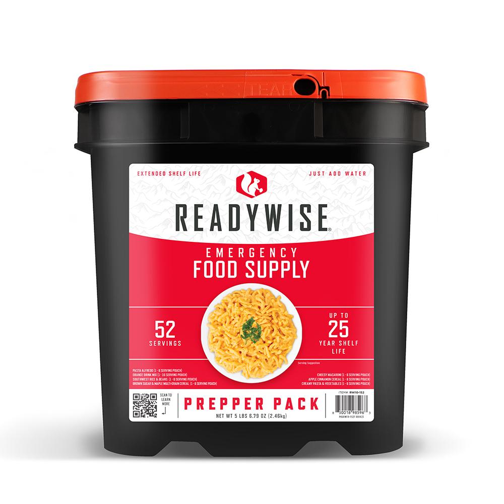 30 DAY 1 PERSON 60 SERVINGS ENTREES GRAB N GO BUCKET - POWER FIT SHOP — Powering Preparedness, Health &amp; Home