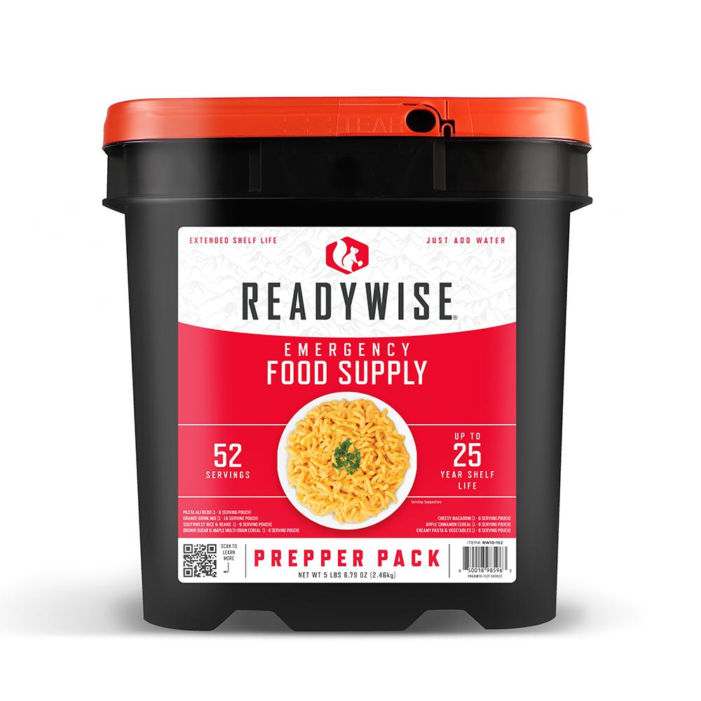 7 DAY 1 PERSON 52 SERVINGS (4 ENTREES 2 BREAKFASTS 2 BEVERAGES) BUCKET - POWER FIT SHOP — Powering Preparedness, Health &amp; Home