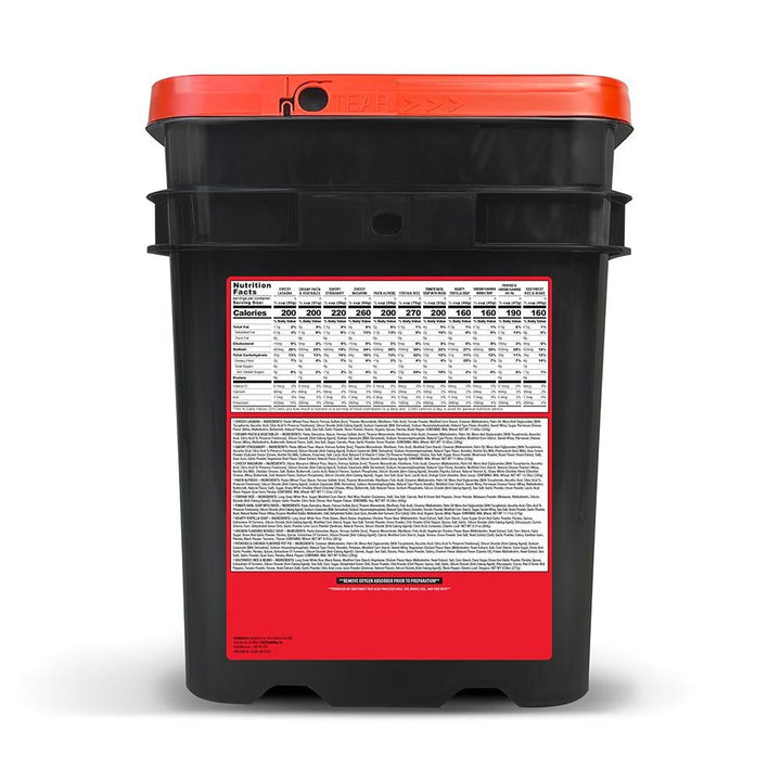ReadyWise 240 Serving Pack 1 - 120 Breakfast Bucket &amp; 1 - 120 Entree (2 buckets - POWER FIT SHOP — Powering Preparedness, Health &amp; Home