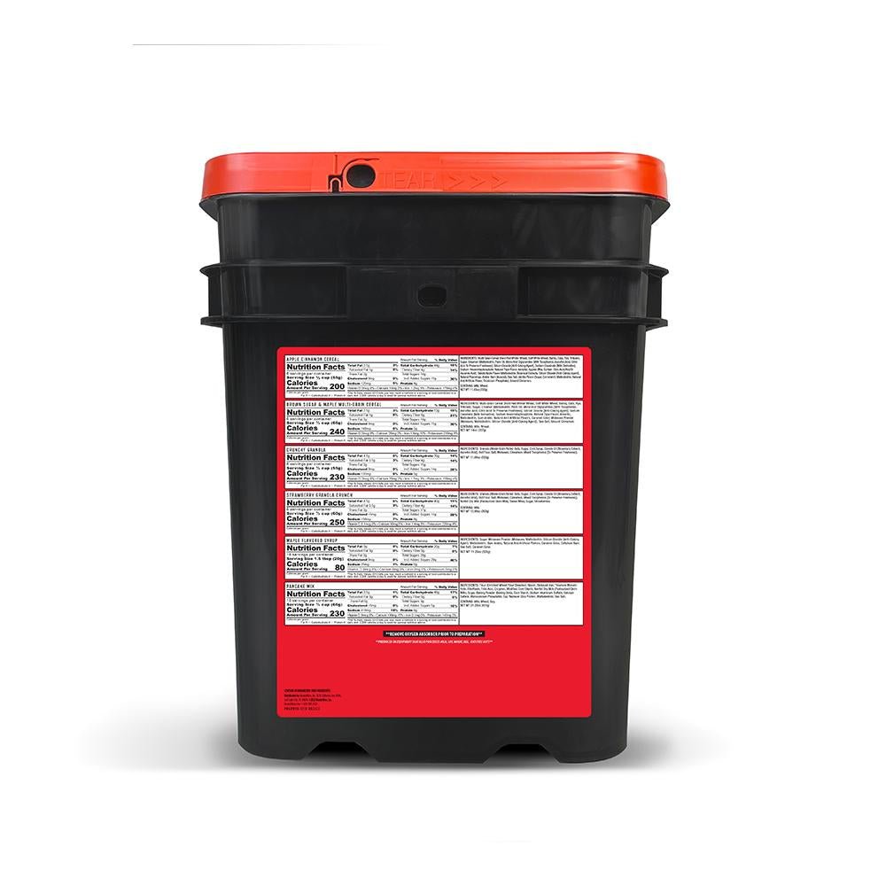 ReadyWise 240 Serving Pack 1 - 120 Breakfast Bucket &amp; 1 - 120 Entree (2 buckets - POWER FIT SHOP — Powering Preparedness, Health &amp; Home