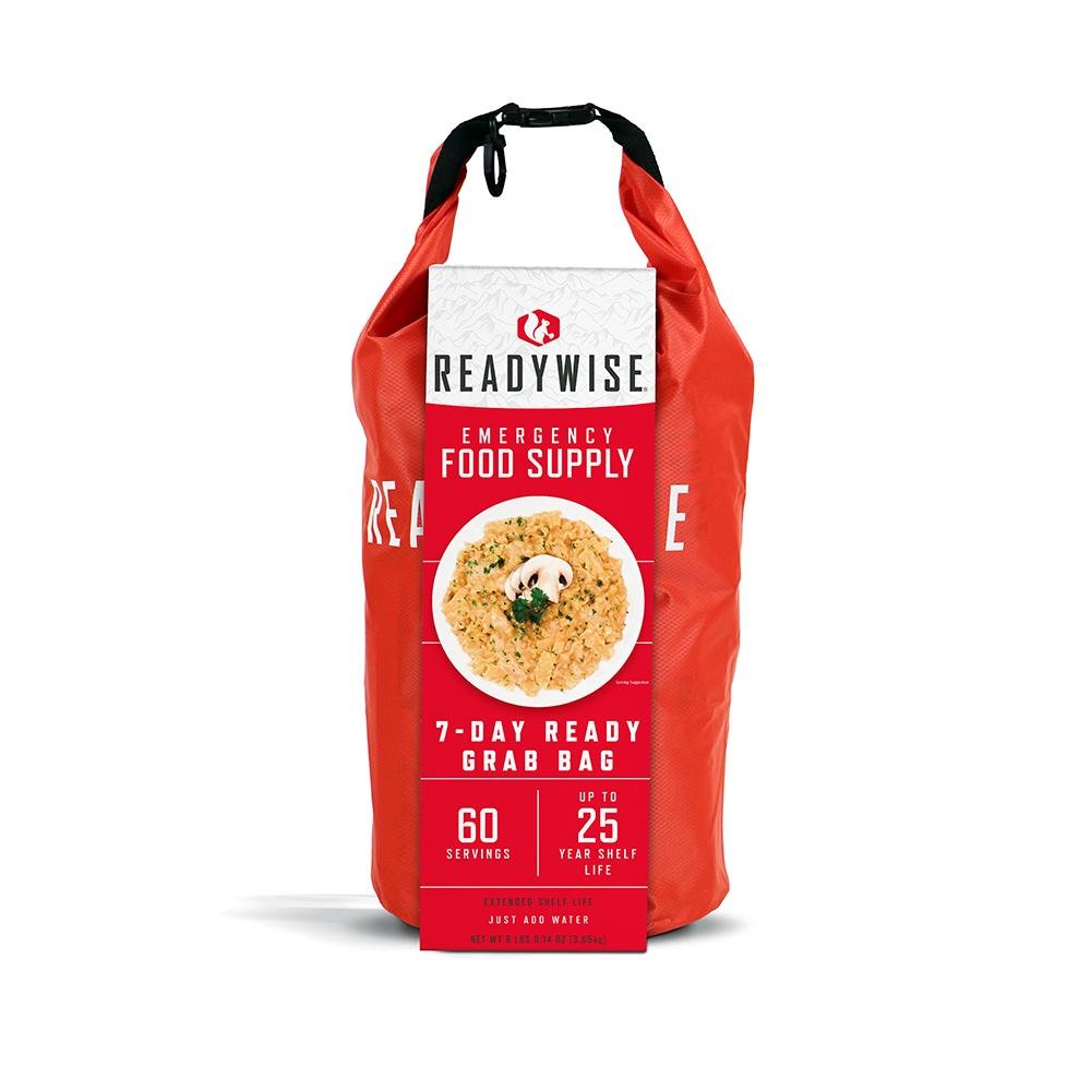 Readywise 7 Day Emergency Dry Bag 60Servings Breakfast - Entree Grab and Go - POWER FIT SHOP — Powering Preparedness, Health &amp; Home