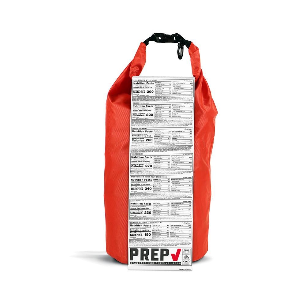 Readywise 7 Day Emergency Dry Bag 60Servings Breakfast - Entree Grab and Go - POWER FIT SHOP — Powering Preparedness, Health &amp; Home
