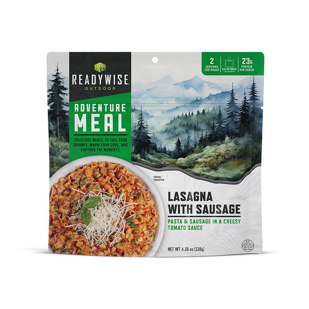 ReadyWise CP Lasagna with Beef Single Serve - POWER FIT SHOP — Powering Preparedness, Health &amp; Home