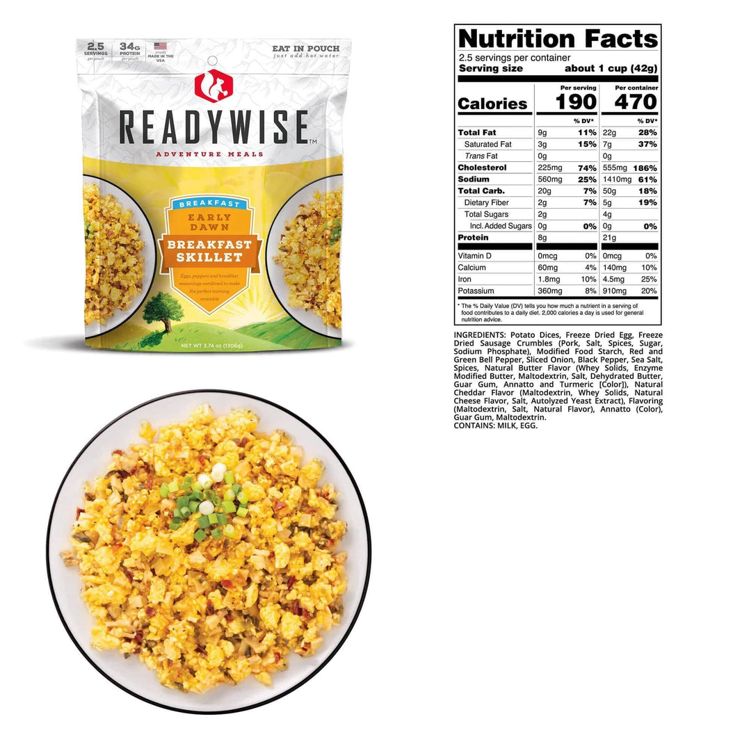 Readywise Early Dawn Egg Scramble - POWER FIT SHOP — Powering Preparedness, Health &amp; Home