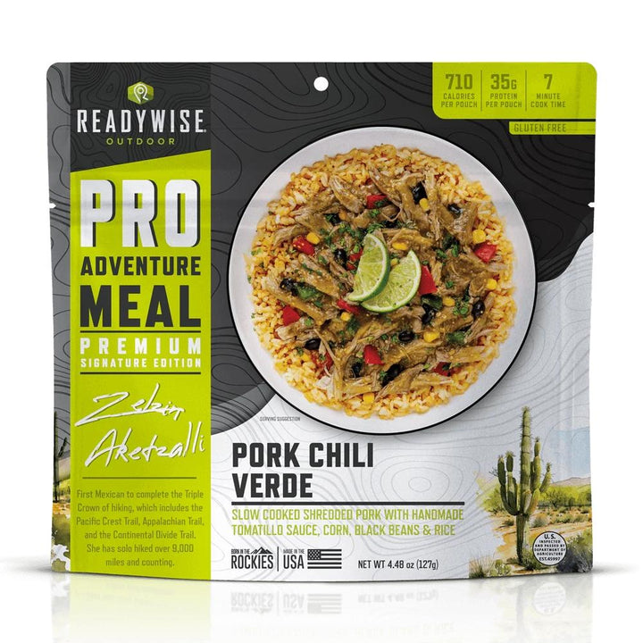 ReadyWise Outdoor Pro Meal Pork Chile Verde Single Pouch - POWER FIT SHOP — Powering Preparedness, Health &amp; Home